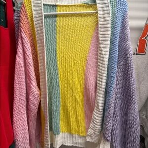 Colorful Striped Women's Sweater